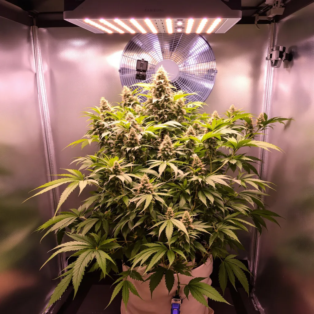 3X Crazy cannabis plant in flowering stage — Short autoflower