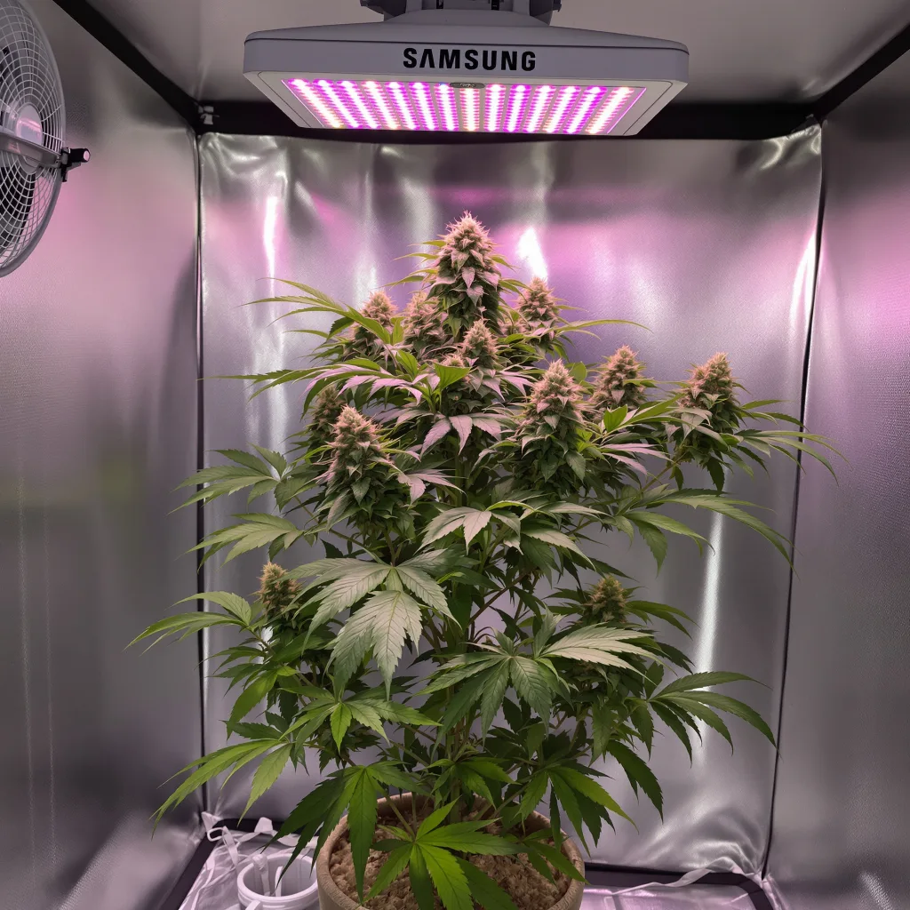 A-10 cannabis plant in flowering stage — Short autoflower