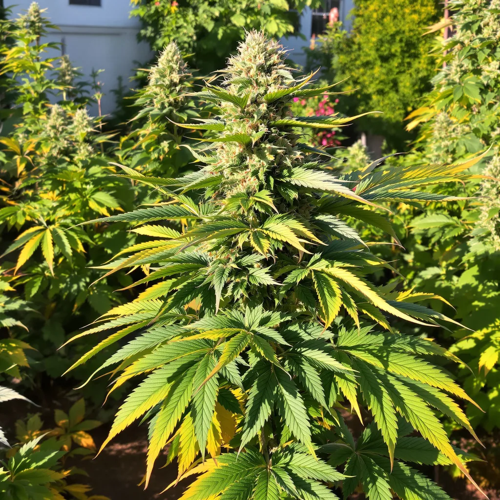 A-10 78% indica / 22% sativa flower with visible trichomes