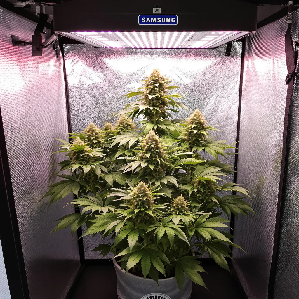 Ace Killer OG cannabis plant in flowering stage — 90-120 cm. Medium feminised