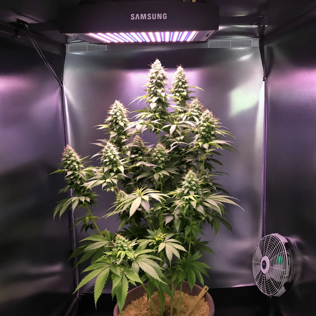 Afcrack cannabis plant in flowering stage — Short feminised