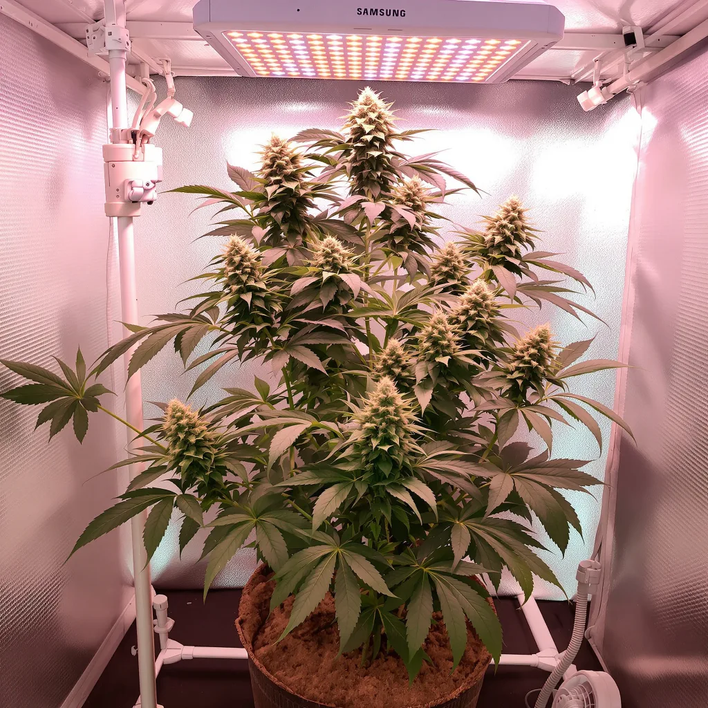 Afgooey cannabis plant in flowering stage — Short feminised