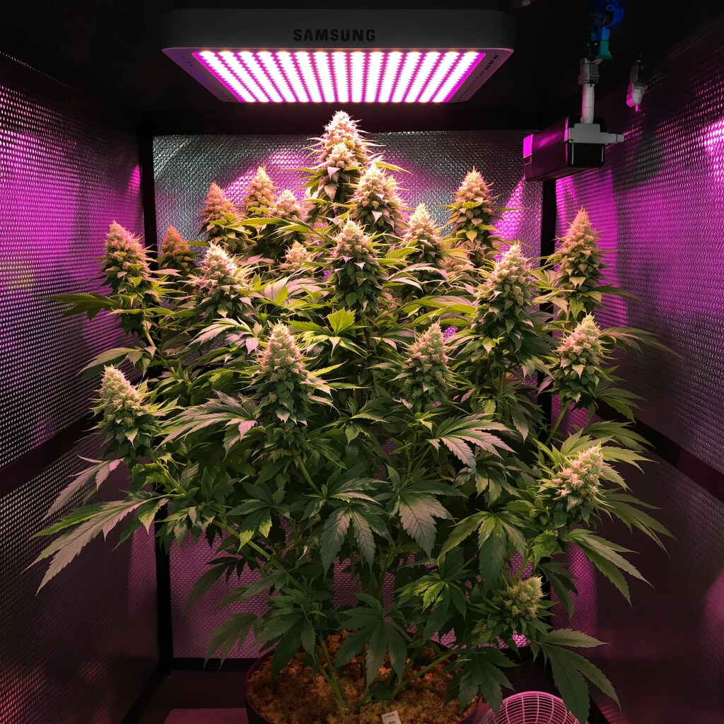 Agent Orange cannabis plant in flowering stage — Tall feminised