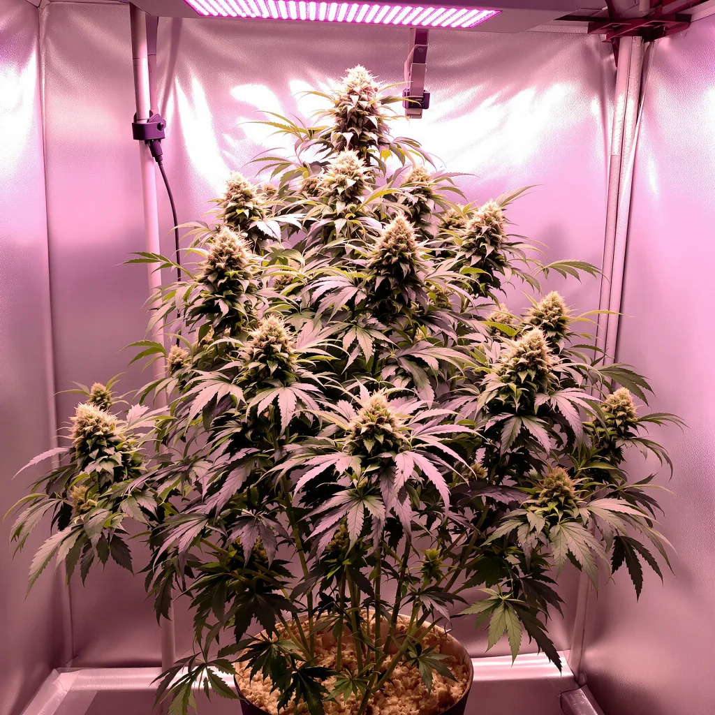 Alaska Thunderfuck cannabis plant in flowering stage — Tall autoflower