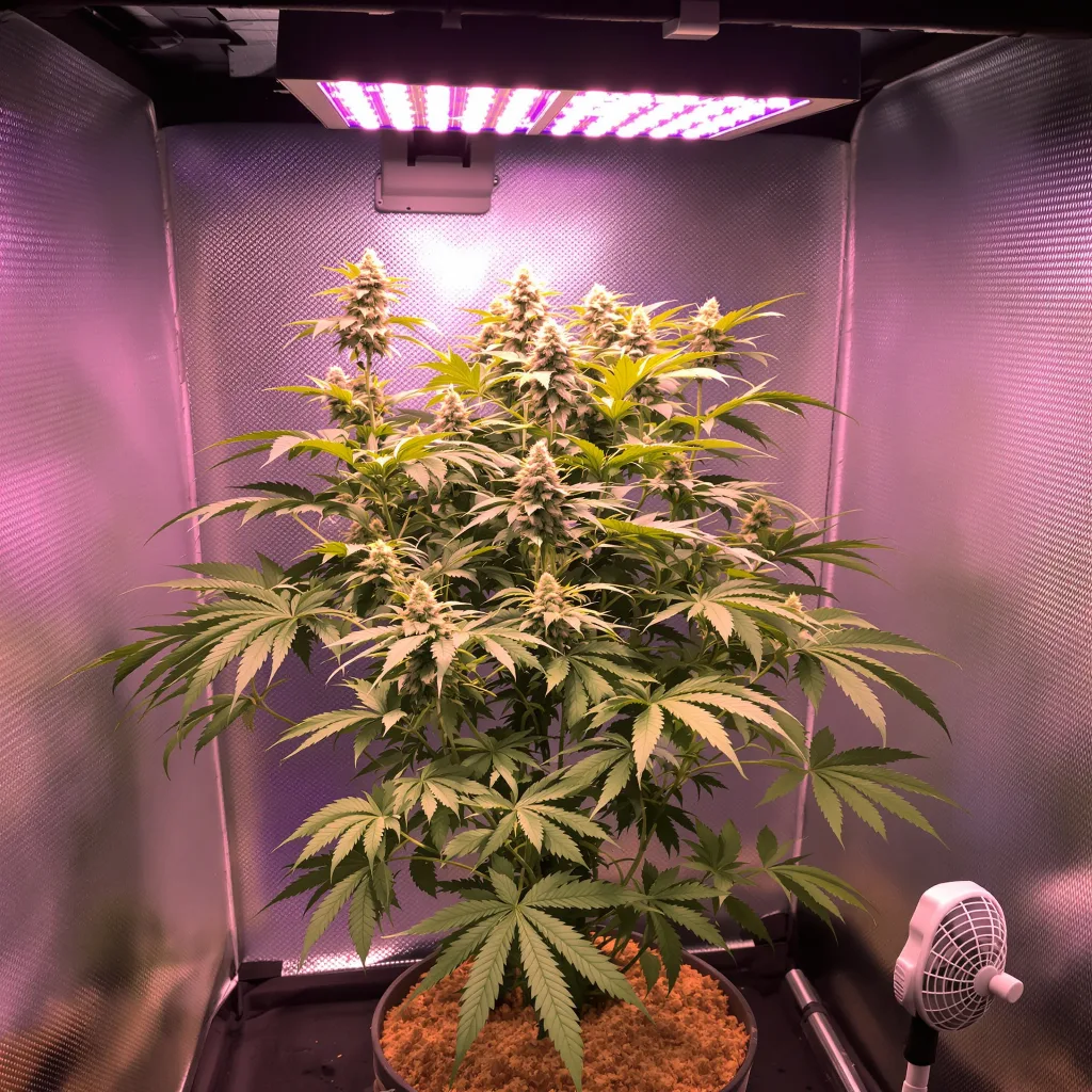 Alien Dawg cannabis plant in flowering stage — Medium feminised