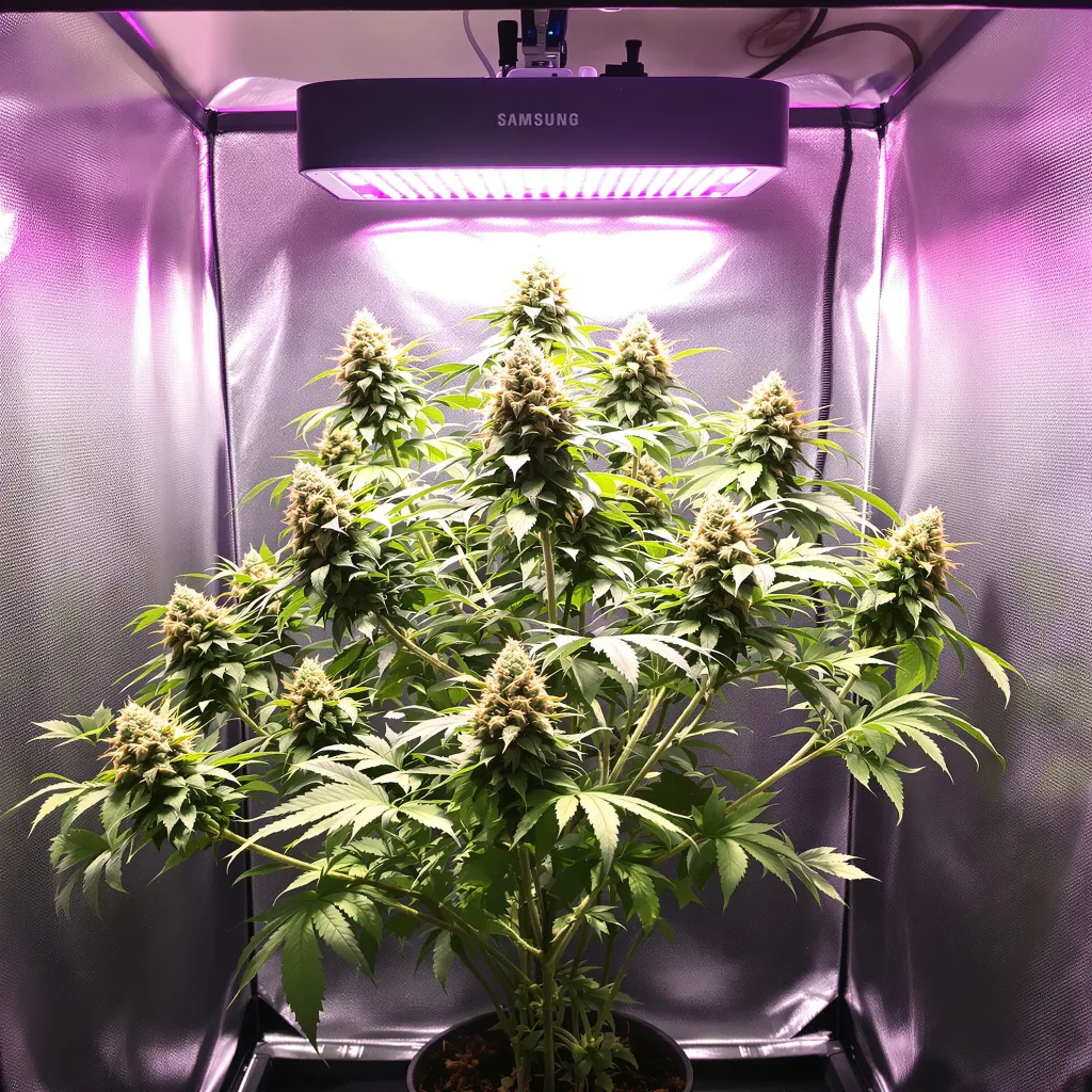Alien Rock Candy cannabis plant in flowering stage — Short feminised