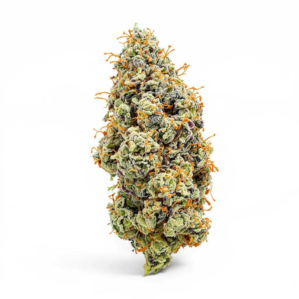 American Strains Pack 40% indica / 60% sativa flower with visible trichomes