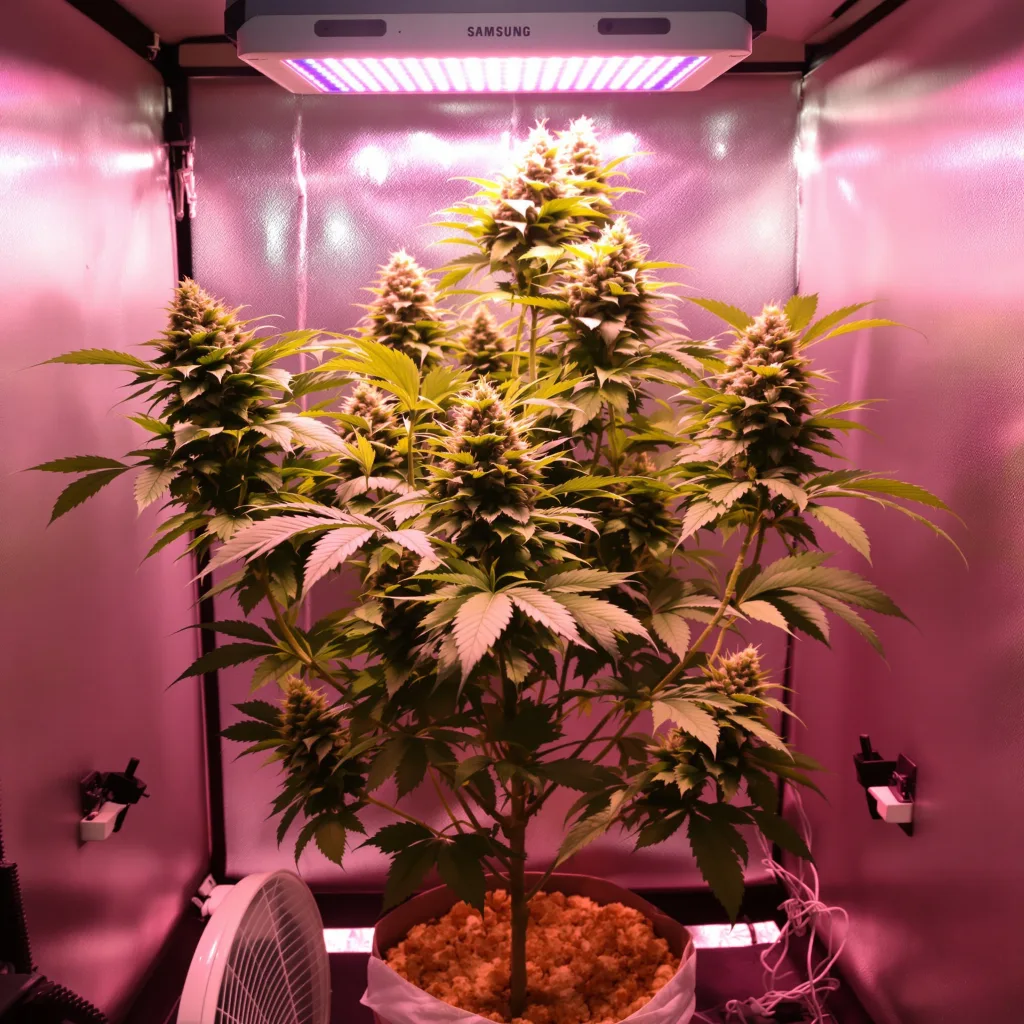 Americano cannabis plant in flowering stage — 90-120 cm. Medium feminised