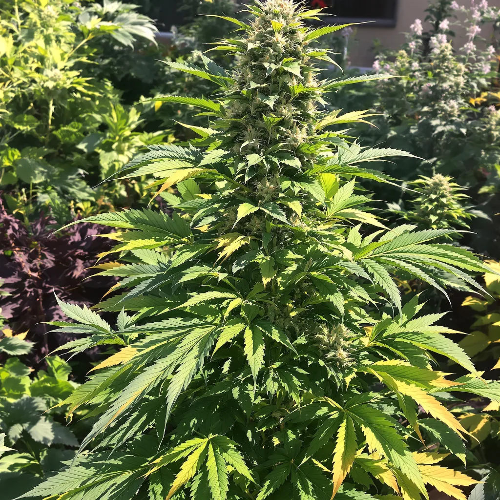 Angel OG 89% indica / 11% sativa flower with visible trichomes
