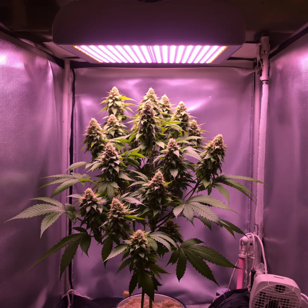 Apple Mintz cannabis plant in flowering stage — Small (0-120 cm) feminised