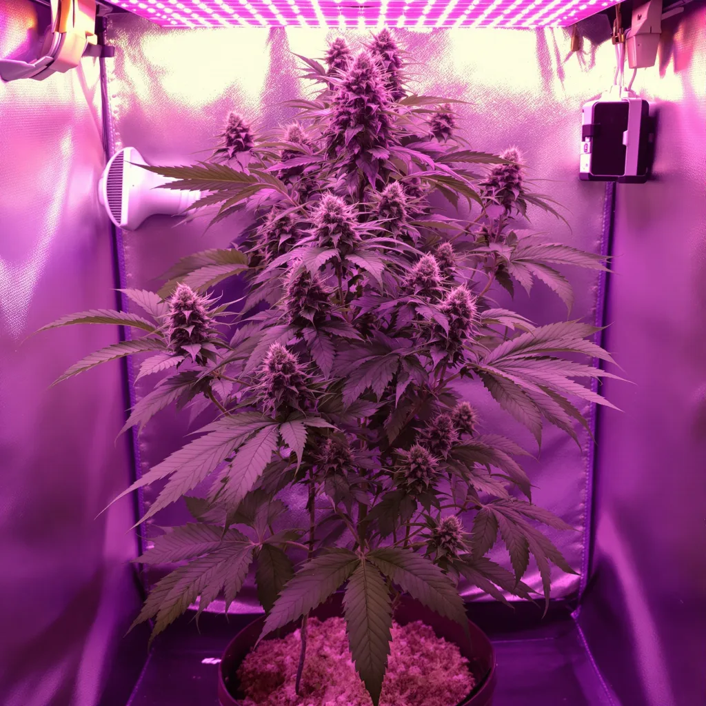 Avalon cannabis plant in flowering stage — 90-120 cm. Medium feminised