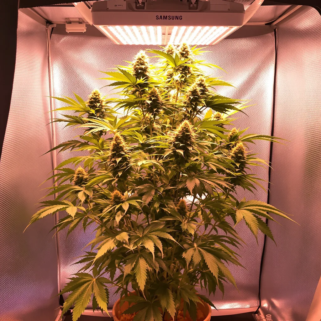 Bianca cannabis plant in flowering stage — Medium (150-245 cm) feminised