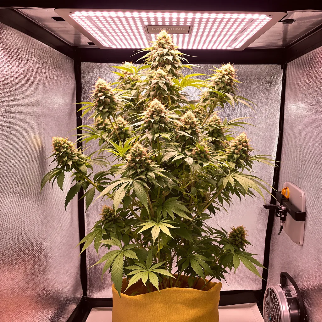 Big Blue cannabis plant in flowering stage — 60-90 cm feminised