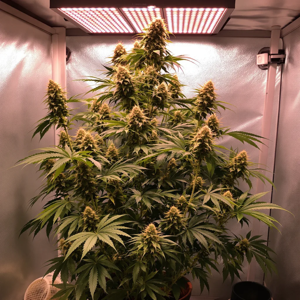 Black Cherry Soda cannabis plant in flowering stage — 120-180 cm feminised