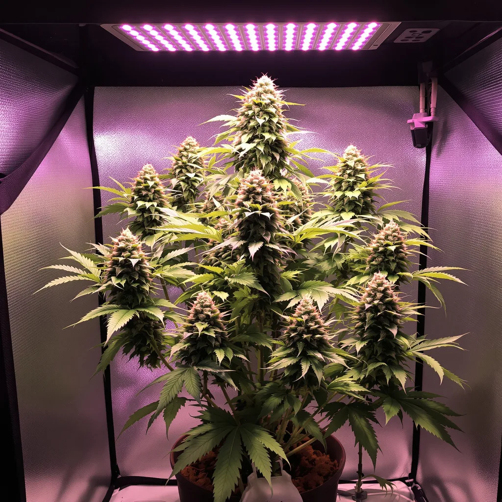Black Diamond cannabis plant in flowering stage — Medium feminised