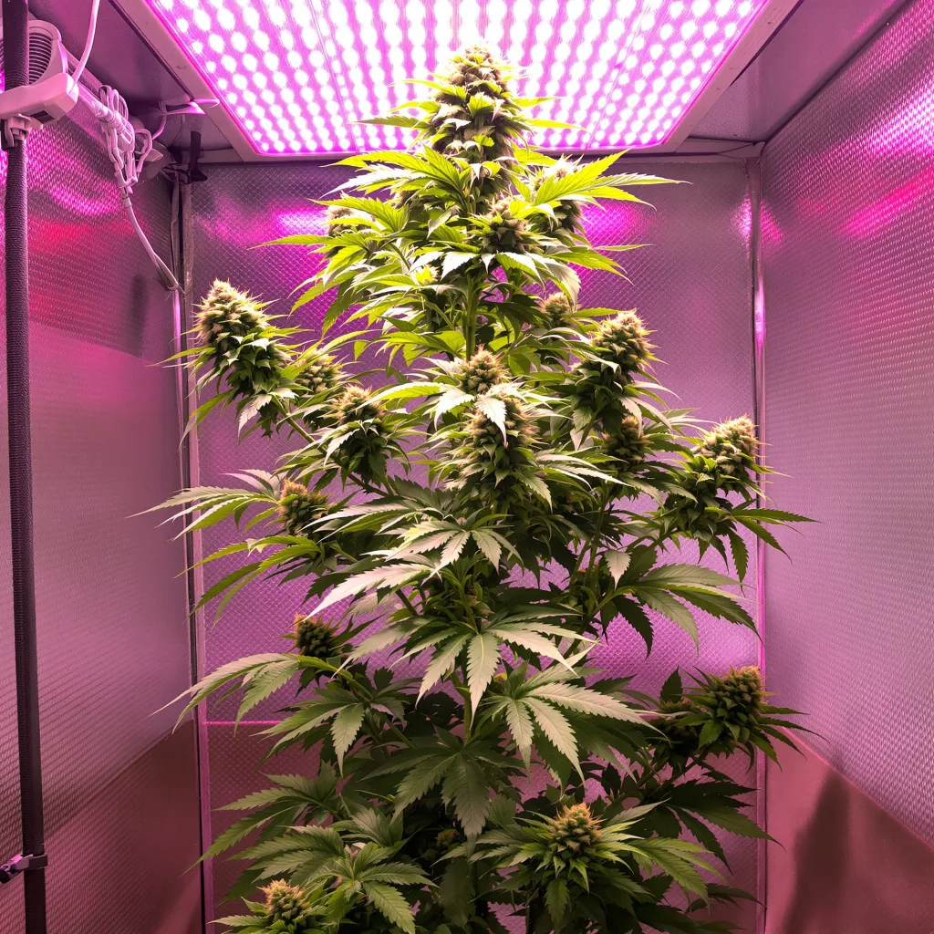 Black Jack cannabis plant in flowering stage — 40-110 cm autoflower