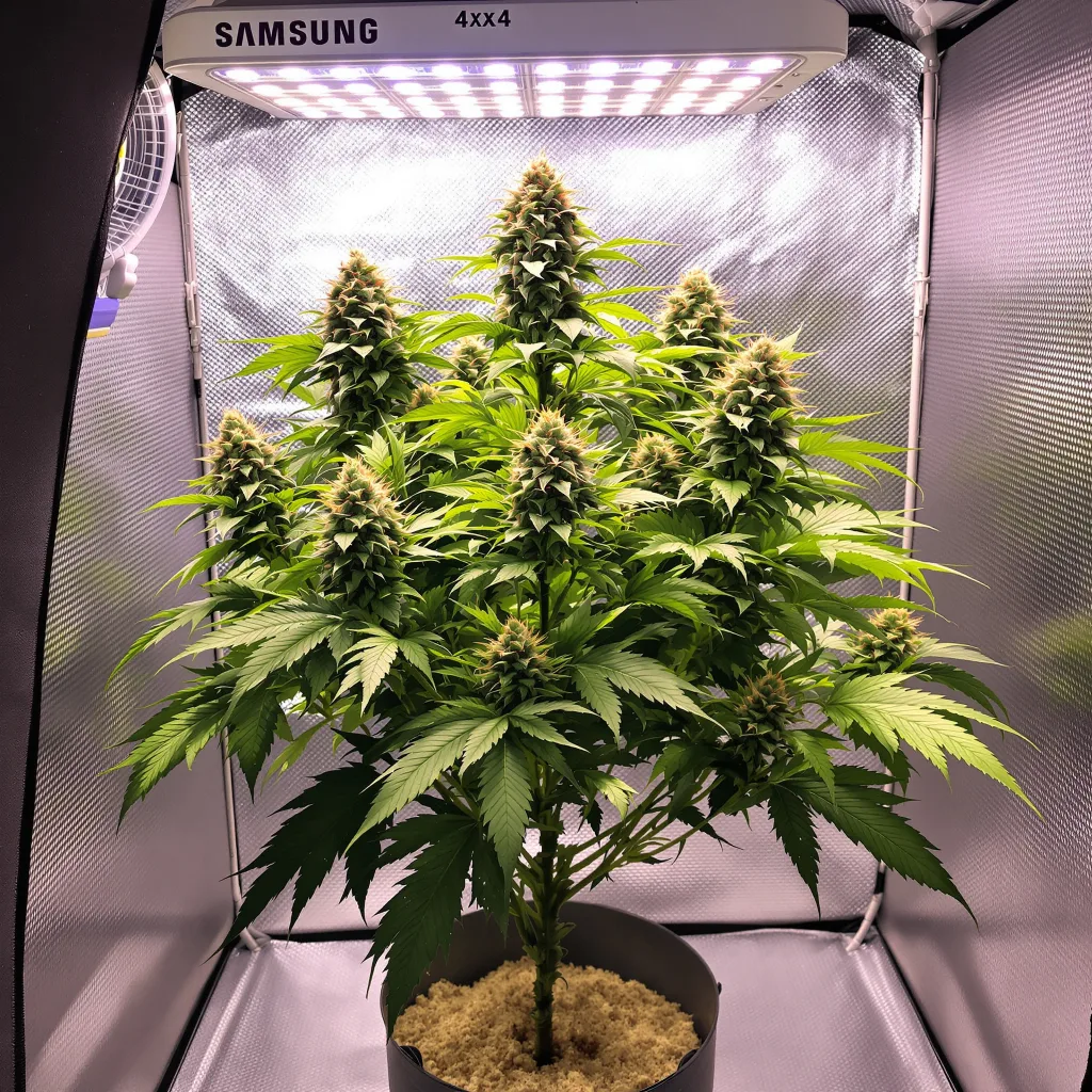 Black Widow cannabis plant in flowering stage — Up to 160 cm feminised