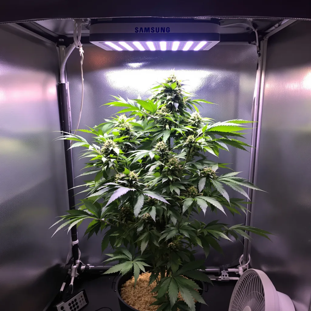 Blackberry cannabis plant in flowering stage — Medium feminised