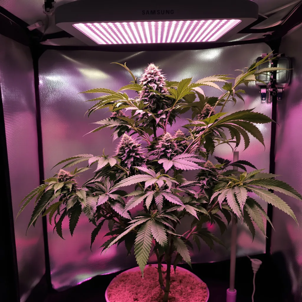 Blackberry Kush cannabis plant in flowering stage — Up to 110 cm feminised