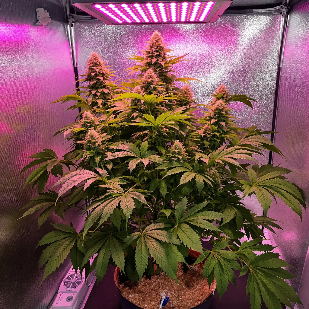 Blackberry Rhino cannabis plant in flowering stage — Medium feminised
