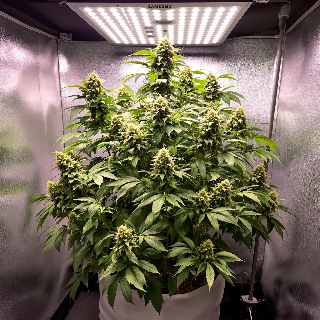 Blackwater cannabis plant in flowering stage — Medium (150-245 cm) feminised