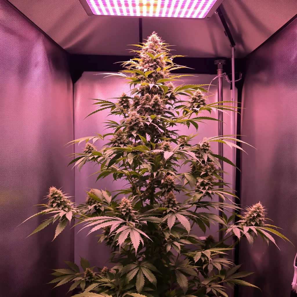 Blue Amnesia cannabis plant in flowering stage — 1.20-1.50 m feminised