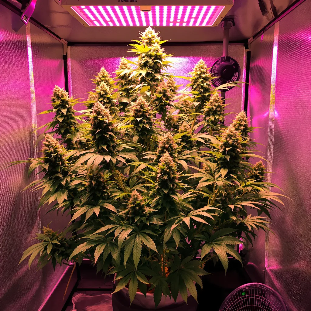 Blue Cheese cannabis plant in flowering stage — 80-110 cm feminised