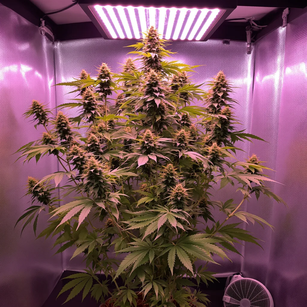 Blue Diamond cannabis plant in flowering stage — Medium feminised