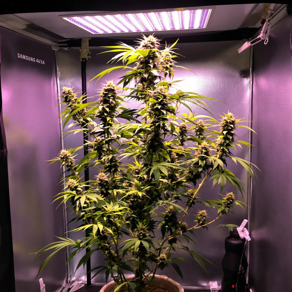 Blue Dream cannabis plant in flowering stage — Up to 75 cm autoflower
