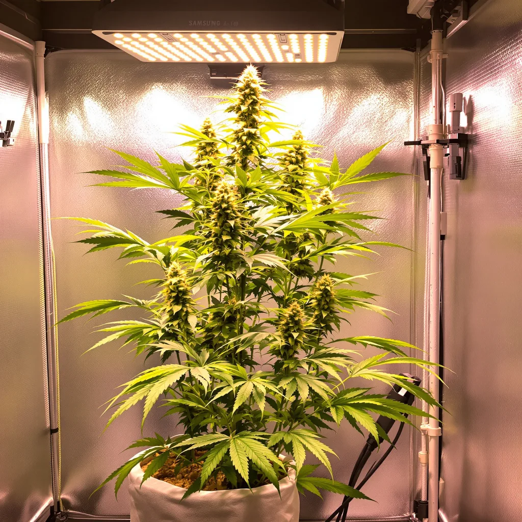 Blue Dream cannabis plant in flowering stage — Medium feminised