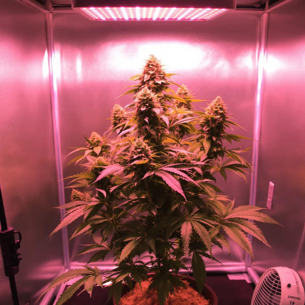 Blueberry cannabis plant in flowering stage — Medium feminised