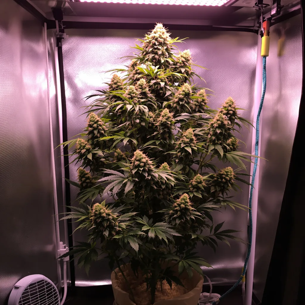 Bugatti cannabis plant in flowering stage — Small (0-120 cm) feminised