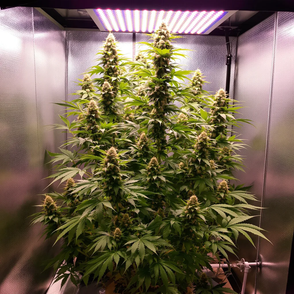 Cactus cannabis plant in flowering stage — Medium feminised