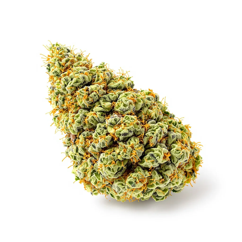 Cactus 20% indica / 80% sativa flower with visible trichomes