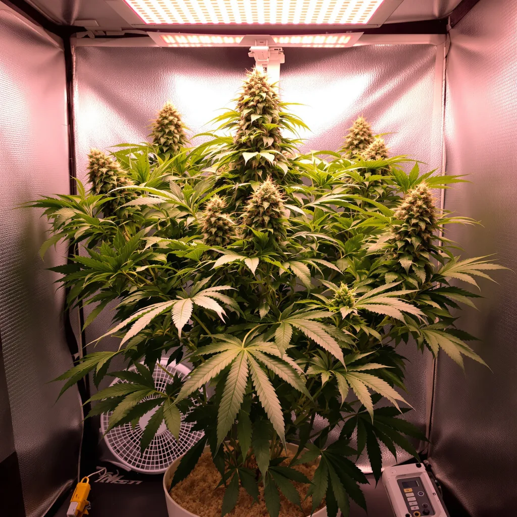 Cali Kush cannabis plant in flowering stage — Large (8+ cm) feminised