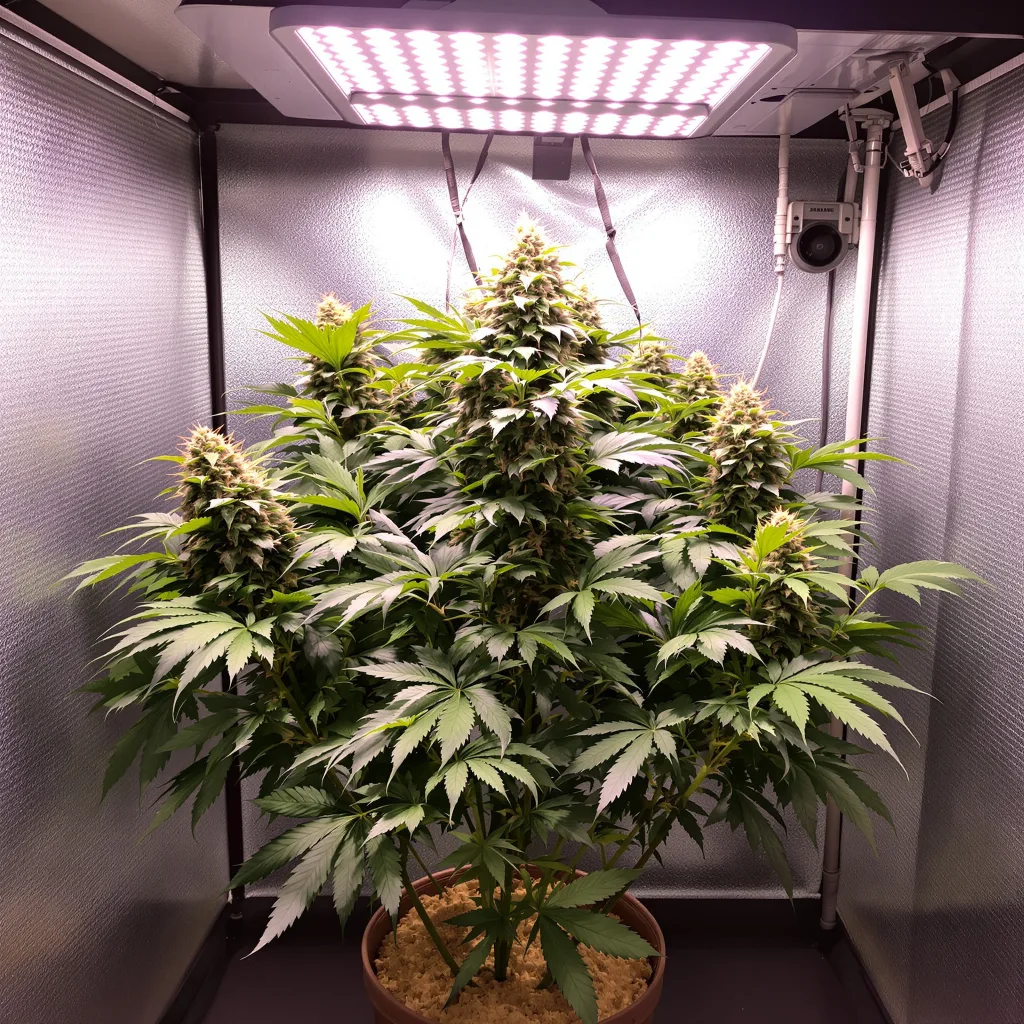 Casper OG cannabis plant in flowering stage — 70–110 cm autoflower