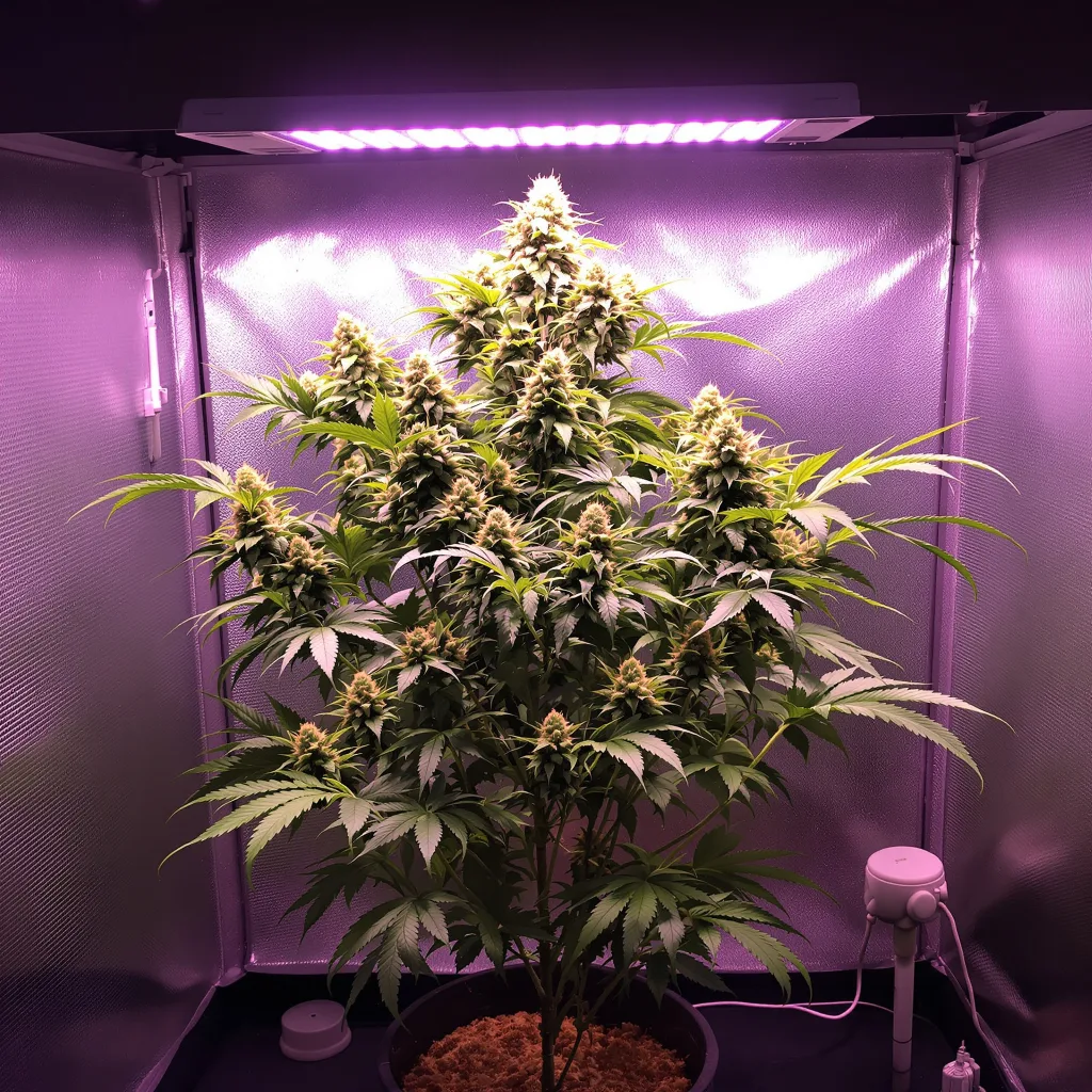 CBD Cream & Cheese cannabis plant in flowering stage — 100–140 cm feminised