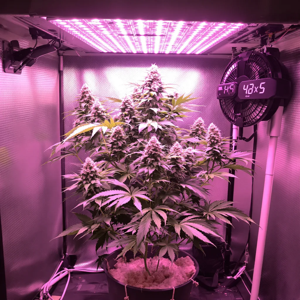 CBD Haze cannabis plant in flowering stage — 90-150 cm feminised