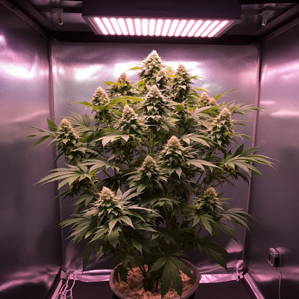 CBD Mango Haze cannabis plant in flowering stage — Medium feminised
