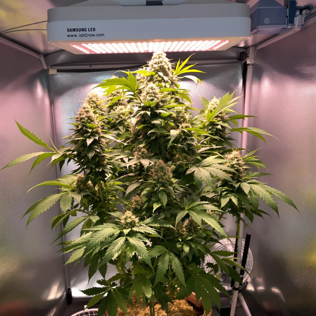 CBD MediHaze cannabis plant in flowering stage — Medium feminised