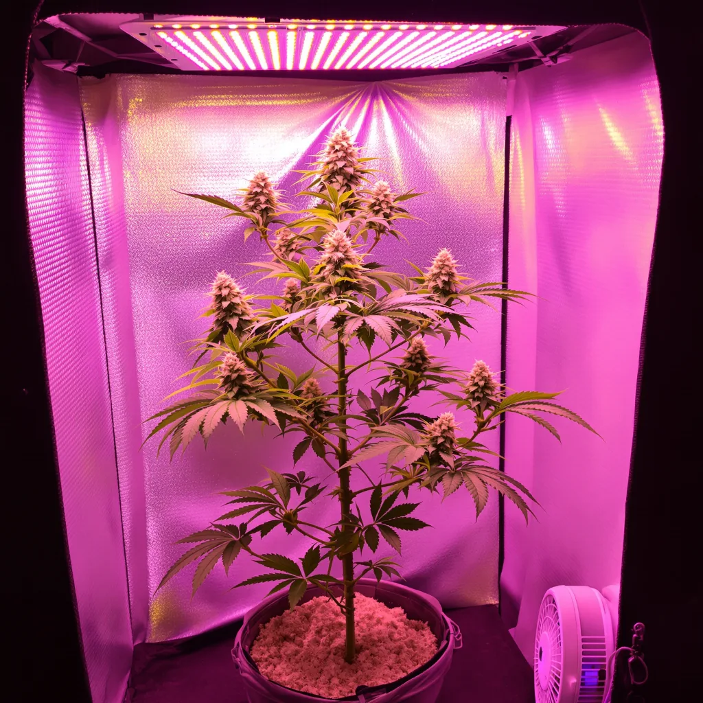 CBD Solomatic cannabis plant in flowering stage — Medium feminised