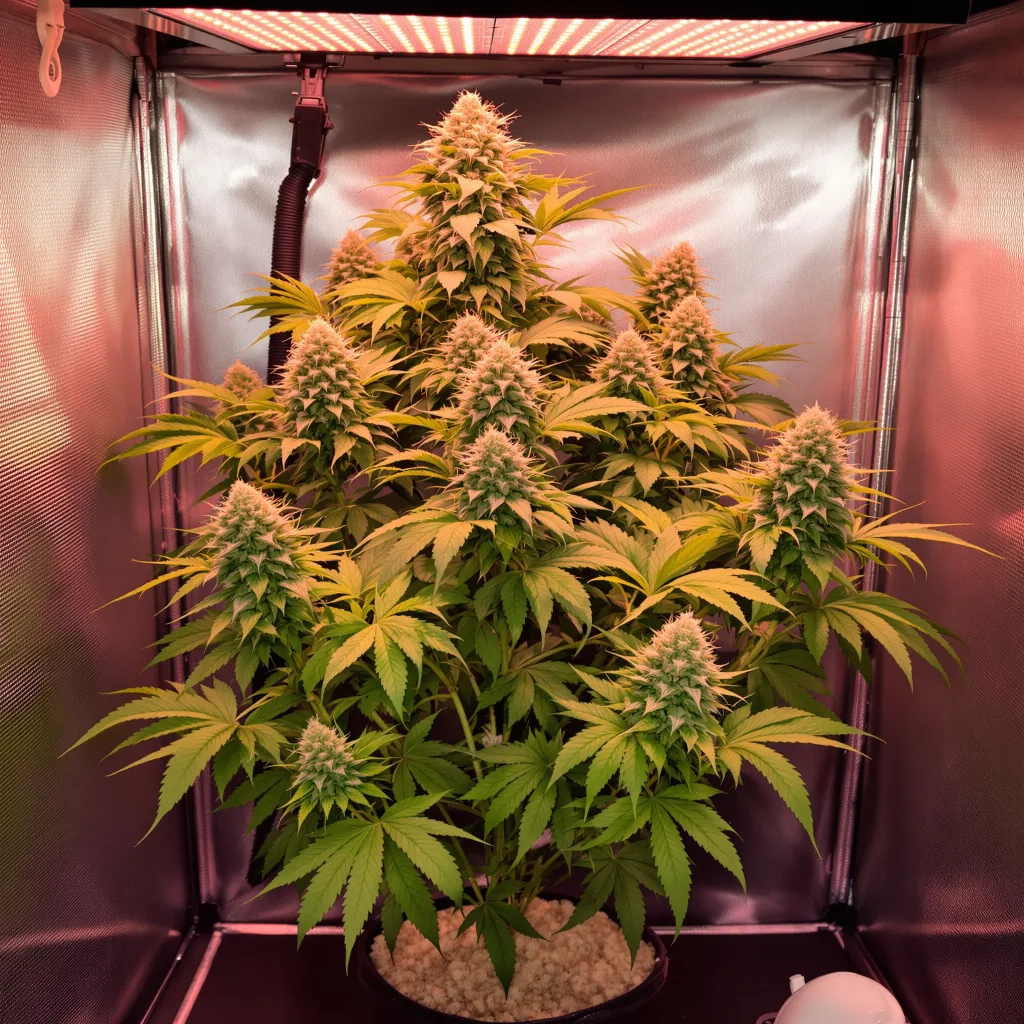 CBD Yummy cannabis plant in flowering stage — Medium feminised