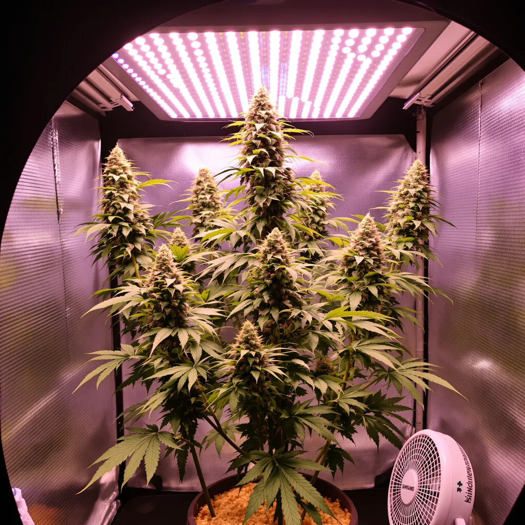 Cereal Milk cannabis plant in flowering stage — 80-140 cm feminised