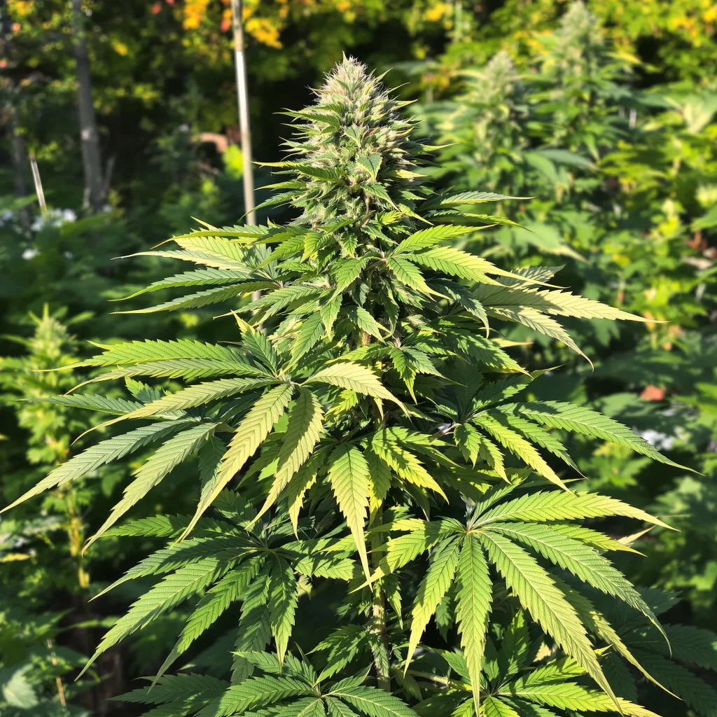 Chem Scout 86% indica / 14% sativa flower with visible trichomes