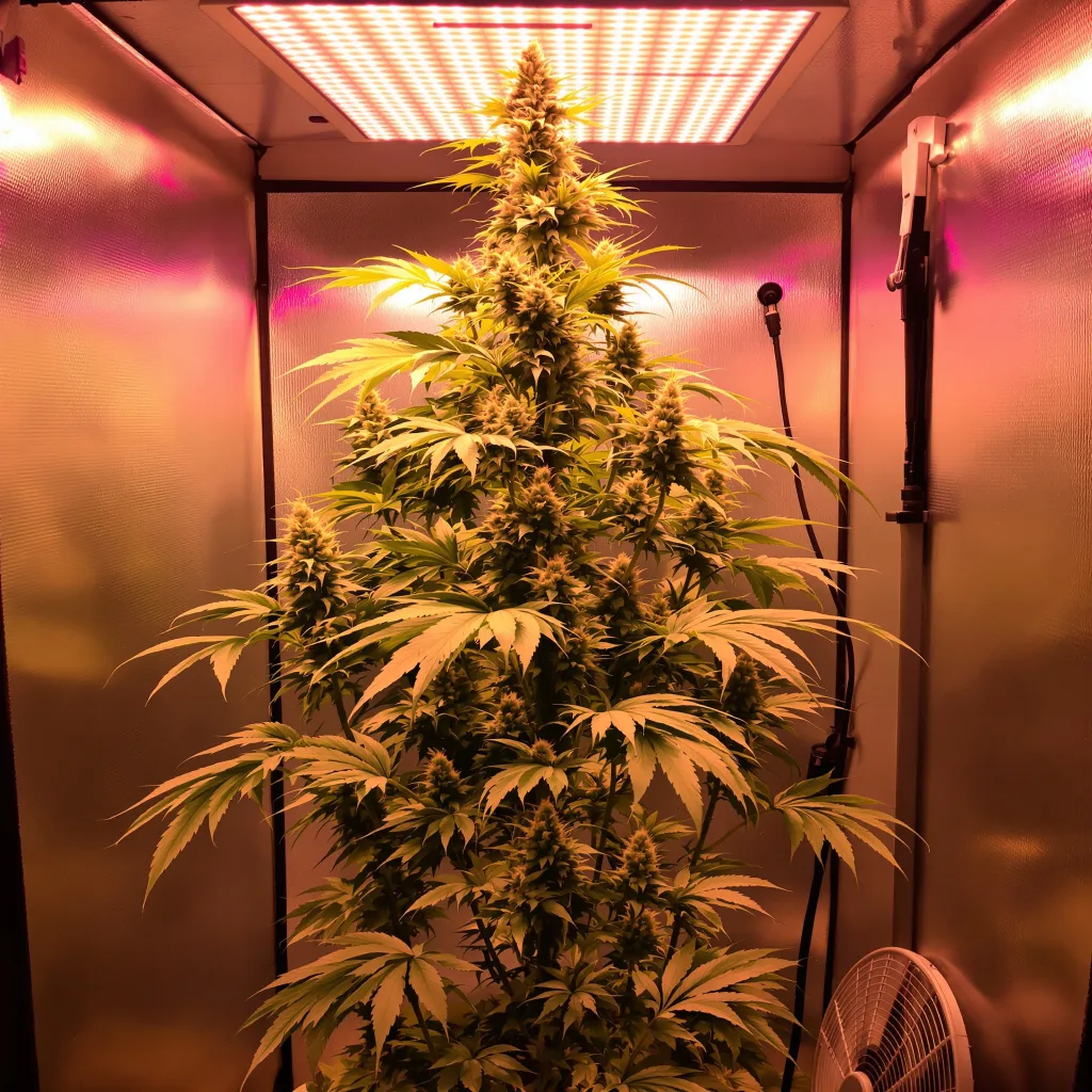 Chernobyl cannabis plant in flowering stage — Tall feminised