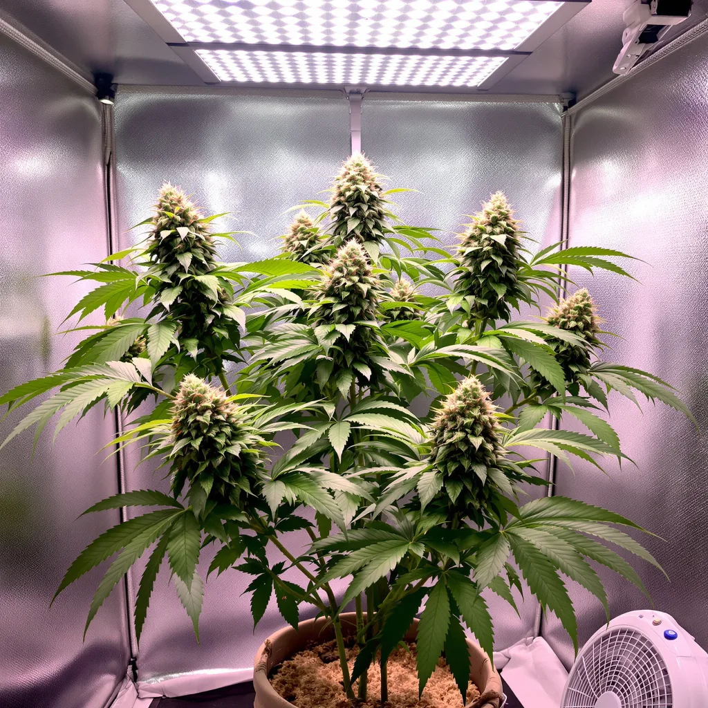 Cherry Pie cannabis plant in flowering stage — 120 cm feminised