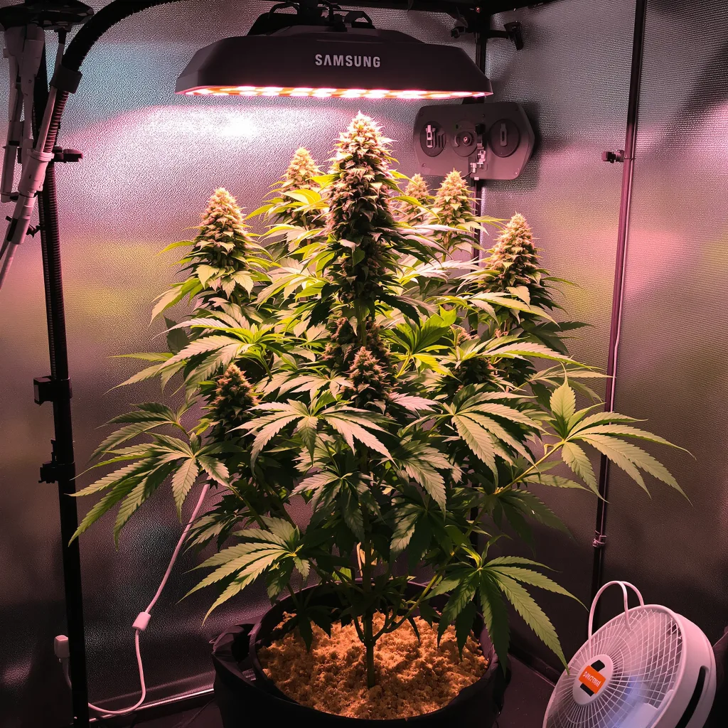 China Yunnan cannabis plant in flowering stage — Medium feminised
