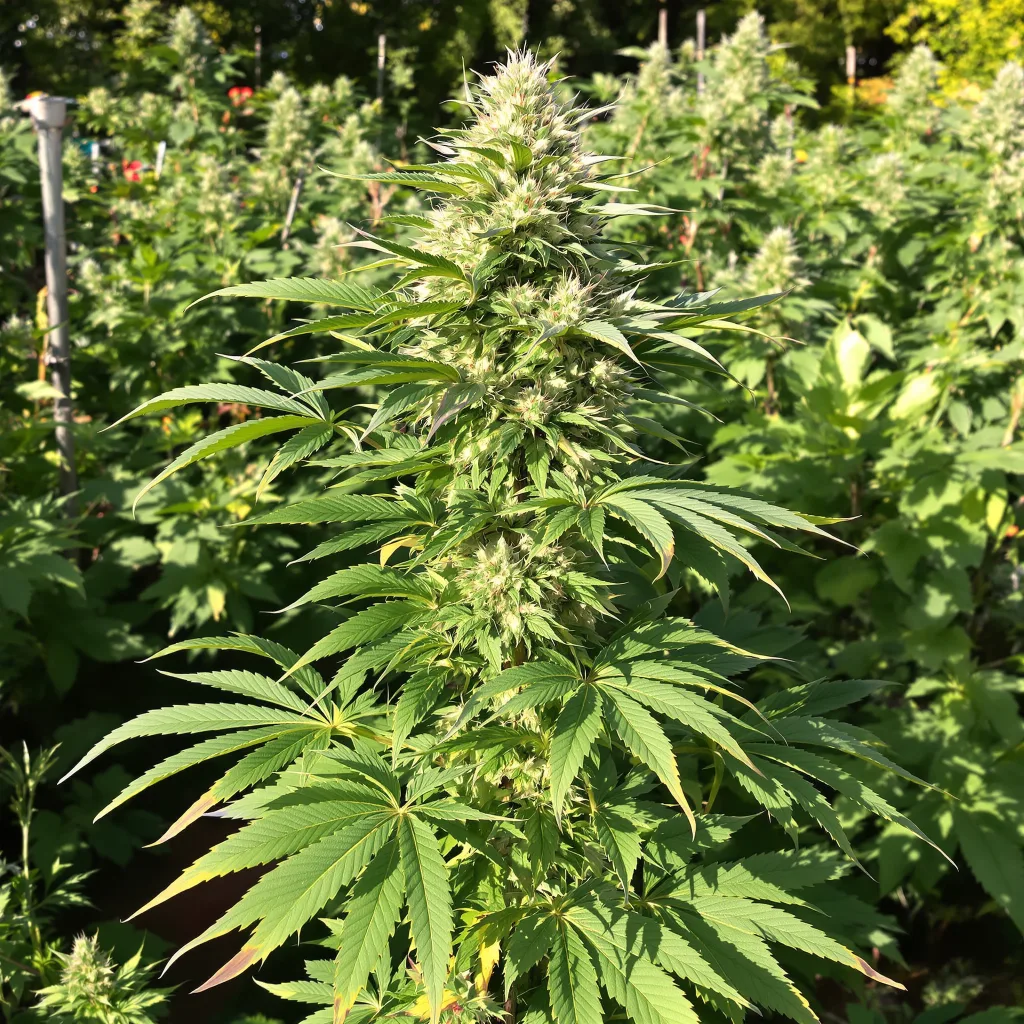 Chocolate Chunk 67% indica / 33% sativa flower with visible trichomes