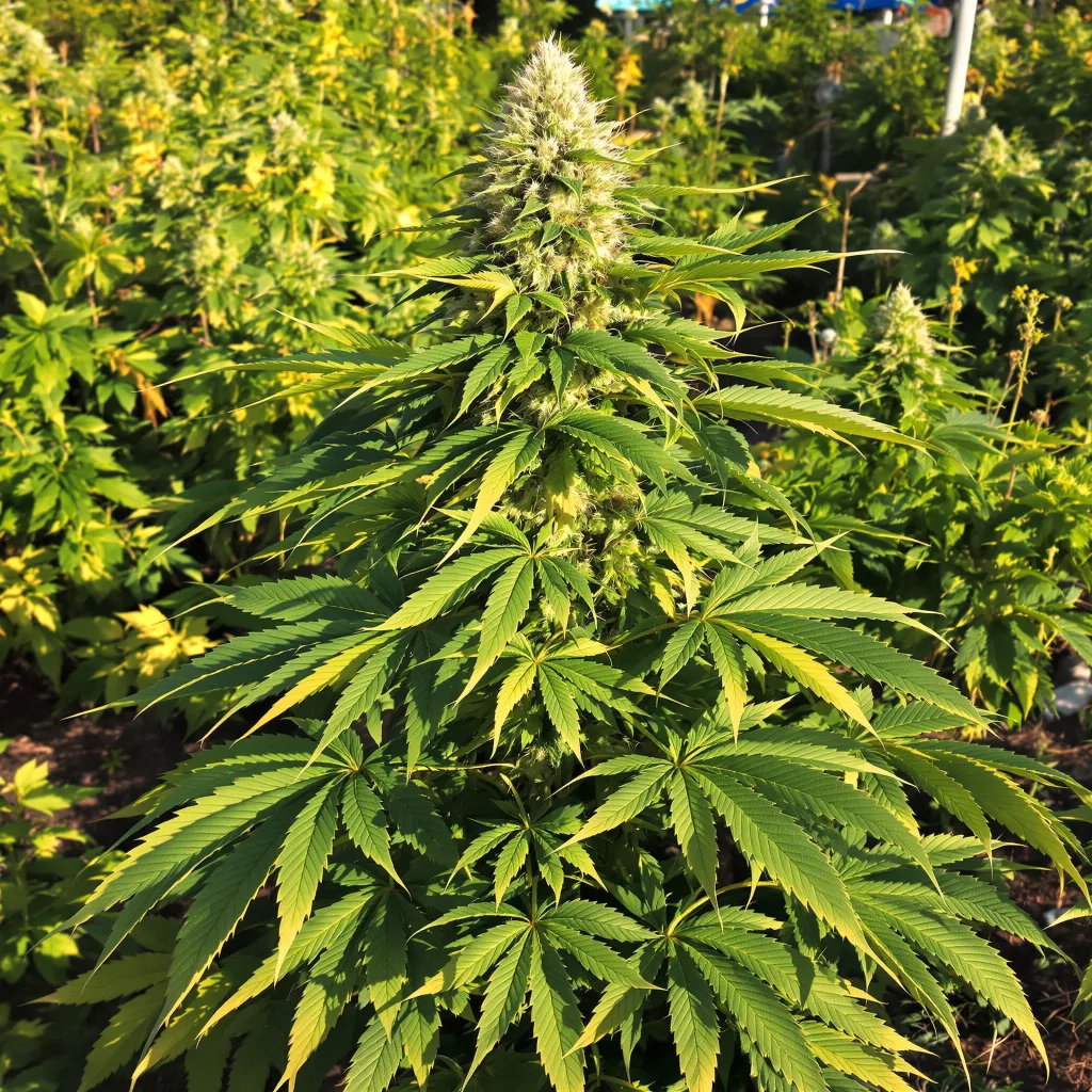 Chocolate Chunk 67% indica / 33% sativa flower with visible trichomes