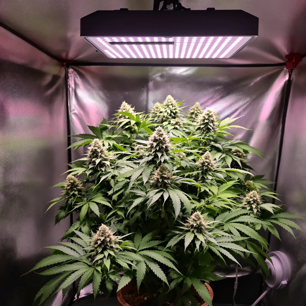 Chocolate Kush cannabis plant in flowering stage — 75-100 cm feminised